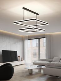 Pendant Lamps Simple Living Room Chandelier 2023 High-end Lamp Modern Atmosphere Nordic Headlight Hall Main