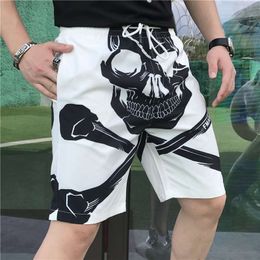 Summer Men's shorts Casual Loose Cropped Trousers Sports Shorts Loose Knit Straight Casual Pants Cotton Short Pants New M-5XL