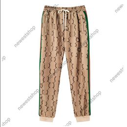 2023 spring Mens Pants designer pant men Double letter Webbing long sport trousers womens khaki britches asian size S-XXL