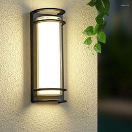 Wall Lamp Aluminium Outdoor 40W IP68 Waterproof LED Garden Porch Light Modern Balcony Gate Entrance Aisle Terrace