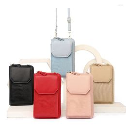 Evening Bags Mobile Phone Pocket Shoulder Women's 2023 Fashion PU Leather Small Crossbody Bag Ladies Card Holder Female Purses