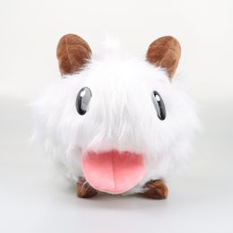 Plush Dolls Poro Cute Plush Doll Kawaii Fluffy Soft Stuffed Toy Room Decoration Adorkable Sofa Pillow Kid Home Decor 230504