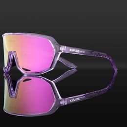 Outdoor Eyewear Kapvoe cycling sunglasses mtb Polarised uv400 cycling woman photochromatic man outdoor sports glasses P230505