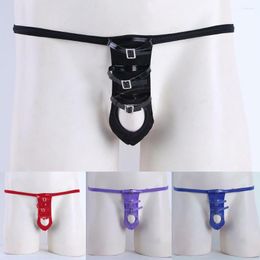 Underpants 2023 Sexy Mens Strappy Open BuG-string Underwear With Penis Hole Gay Underpant Briefs Lingerie Panties Thong Boxer