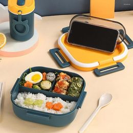 Dinnerware Sets 1 Set Lightweight Student Lunch Box BPA Free Easy Cleaning Children Bento Picnic Snack