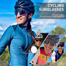 Outdoor Eyewear Outdoor Photochromic Bike Cycling Glasses Men Bicycle Glasses Women MTB Cycling Sunglasses UV400 Goggles Sports Running Eyewear P230518