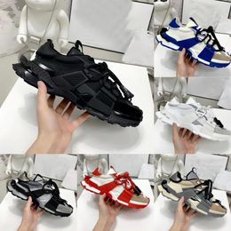 Sapatilhas de material de costura espacial 3M sapatos de pai de couro reflexivo Tênis de camurça de designer de luxo DNA moderno explosões de outono e inverno