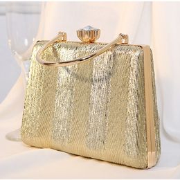 Evening Bags XIYUAN Female Gold/Black Evening Clutch Bag New Shiny Dinner Purses Ladies Luxury Designer Shoulder Bag High Quality 230505