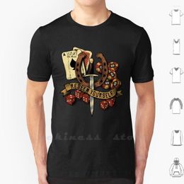 Men's T Shirts Redeem Yourself Shirt Custom Design Print Gaming Game Cowboy Western Ice Poker Blackjack Knife Geek Nerd Redemption John