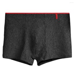 Underpants Trendy Men Panties Stretch Inside Wearing Good Breathability Moisture Absorption Striped Underwear Shorts