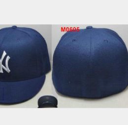 Men's Baseball Full Closed Caps Summer True Fit Hip Hop Trucker Hat Dad Gorras HombreBall Bone Men Women 32 Teams Casual Sport Flat Fitted hats NY New York Mix Color A3