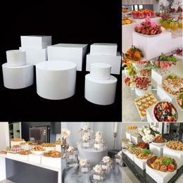 Festive Supplies Fashion Romantic Cake Candy Bar Buffet Dessert Plate Snack Trays Wedding Table Centerpieces Flower Favors Gift Food Fruit