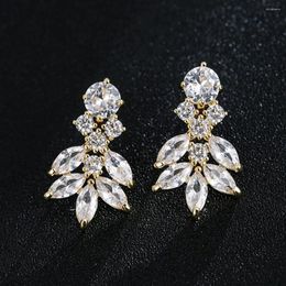 Stud Earrings Emmaya Arrival Zirconia Earring Ingenious Design Charming Jewellery For Women Bridal Engagement Noble Ornament