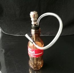 Smoking Pipes Aeecssories Glass Hookahs Bongs New Coca Cola Sprite Glass Water Smoke Bottle