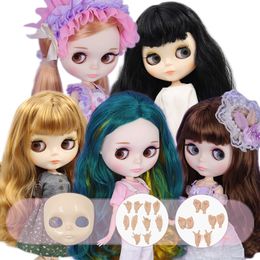 Plush Dolls ICY DBS Blyth Doll White Skin Joint Body 16 BJD Special Price OB24 Toy Gift 230504