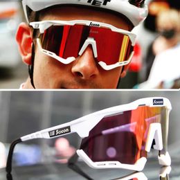 Outdoor Eyewear Scicon Polarised Cycling Mountain Glasses Road Bike Cycling Sunglasses P230505