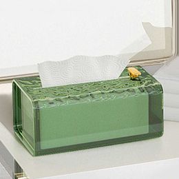 Tissue Boxes Napkins Tissue Case Transparent WallMounted Tissue Dispenser Bathroom Kitchen Living Room Tissue Box With Pump Home Decor Z0505