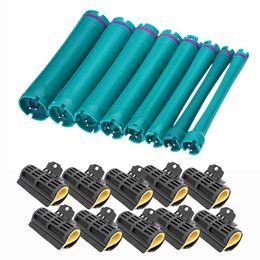 Hair Rollers 10pcs/set 24V Long Heated Hair Rollers 125mm Digital Hot Perm Rods Electirc Bars Curlers Wave Formers Fast Heating 1596 230505