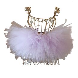 Skirts Cute Fluffy Baby Girls First Birthday Costume Handmade Tutu Skirt Novelty Party decorations kids girl Dance Ballet Skirt 230505