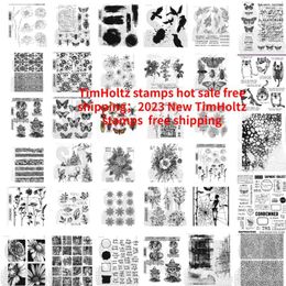 Gift Wrap Santa Claus Butterfly Flower 2023 Stamps For DIY Scrapbooking Crafts Dies Cut Stencils Maker Po Template Handmade