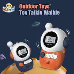 Toy Walkie Talkies Toy Talkie Walkie 3KM Cartoon WalkieTalkie Kids Celular Handheld Transceiver Highlight Phone Radio Outdoor Toys Boy Girl Gifts 230504