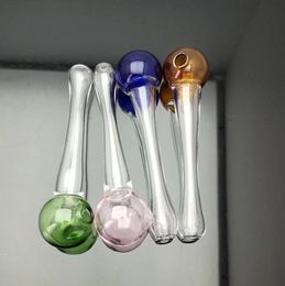 Smoking Pipes Aeecssories Glass Hookahs Bongs new Round Coloured ball glass pipe