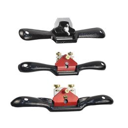Joiners SpokeShave Woodworking Bird Plane with Flat Base and Metal Blade Wood Working Cutting Edge Chisel Tools with 5 PCS Planer Blades
