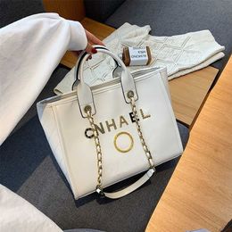 70% Off Purses on sale Luxury Fashion Handbags Beach Bags Brand Metal Badge Tote Bag Small Evening Handbag Female Capacity Large Leather One Shoulder Backpack Urbe