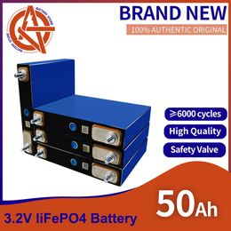 Hot Sale Lifepo4 Battery 50Ah 3.2V Deep Cycle Rechargeable Battery Pack Solar Energy System for 12V 24V 48V RV Golf Cart