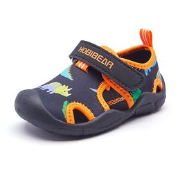 Sandals HOBIBEAR Boys Girls Water Shoes Quick Dry Closed-Toe Aquatic Sport Sandals Toddler/Little Kid 230505