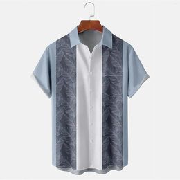 Men's T Shirts Beach Attire Men Long Sleeve Casual Shirt Men's Floral Button Down Tropical Holiday Spandex Scrub Top