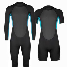 Wetsuits Drysuits Kids Neoprene Wetsuit 3MM Thermal Swimsuit For Children Youth Thick Surfing Diving Suit Freediving Underwater Scuba Wet Suits J230505