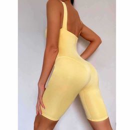 Yoga Outfit Women Yoga Jumpsuit Gym Clothing Fitness Sports Overalls Workout Clothes Women Outfit Tracksuit Active Wear One Piece Bodysuit cool P230505