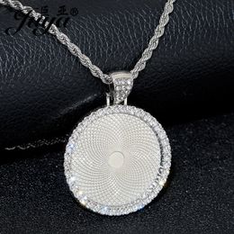 Pendant Necklaces 10PCS 60cm Stainless Steel Chains 25/30mm Blank Pendant Cabochon Base Trays For DIY Handmade Necklaces Fashion Jewellery Finding 230505