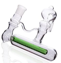 Green Ash Catcher Percolators Lacunaris Inline Percolator Water Pipes 14mm bongs Glass bubbler Smoking Pipes Perc 18mm