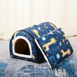 Mats Dog Bed Cat Sofa Soft Beds Warm Winter Cushion Tent Cave Accessories Pet House Best Selling Pets Products Dropshipping CW230