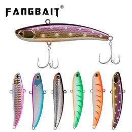 Baits Lures Fangbait fishing lure Koume 90 winter ice Fishing VIB Lure 80/90mm 22g Rattlin Bait Sinking Artificial Swimbait Japan Hook 230504