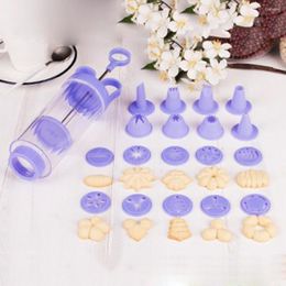 Baking Moulds Cookie Biscuit Making Maker Pump Press Machine Decor Kitchen Mold Tools Set Accessories Gadget