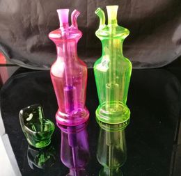 Smoking Pipes Aeecssories Glass Hookahs Bongs Coloured glass vase and water pipe kettle