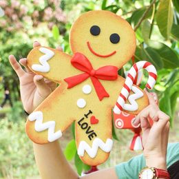 Christmas Decorations Customized Baking House Pendant Bread Soil Gingerbread Man Shooting Props Cookie GiftChristmas