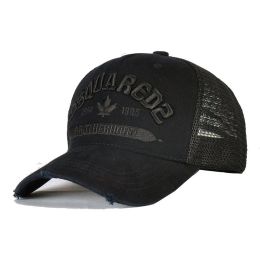 Modische Casquette-Männer-Ikone-Designer-Mütze, Damen-Baseballkappe, angepasste Buchstabenhüte, Sommer-Hysteresen-Sonnenschutz, Sport-Stickerei, Strand, Luxus-Hüte, Schwarz-Weiß-DAS2-D2-Mütze