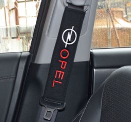 Auto sticker Seat Belt Cover Car Styling Cotton Safety Shoulder Protector For Opel Astra H G Corsa Insignia Antara Meriva Zafira