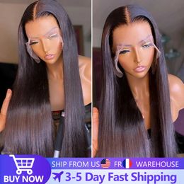 Synthetic Wigs 13x4 Bone Straight Lace Front Wig 13x6 Hd Transparent Brazilian 30 Inch 100% Human Hair s for Black Women Frontal 230227