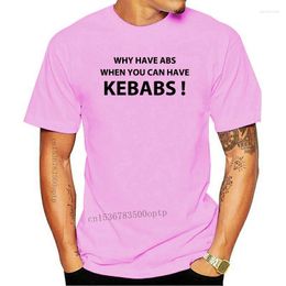 Men's T Shirts Tee Summer Short Sleeve Plus Size ABS Kebabs Shirt Uomo Divertente Spiritoso 23