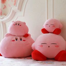 Plush Dolls Kirby Pillow Cartoon Cute Plush Doll Stuffed Animal Peripheral Childrens Birthday Gift Home Stuffed Animal Plushies Toy 230504