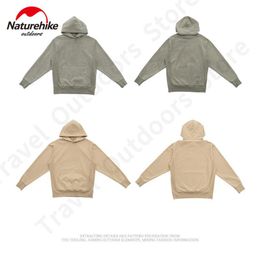 Hunting T Shirts Naturehike Jacket Hooded Thin Style Casual Clothes Cotton Fabric 990g Coat With Cap Outdoor Travel Dinner Party M/L/XL