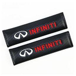 Auto seatbelt Car Stickers Safety belt Case for Infiniti q50 fx35 qx70 g35 fx g37 q30 ex35 Seat Belt Cover Car Styling