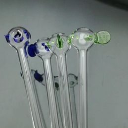 Smoking Pipes Aeecssories Glass Hookahs Bongs Colourful fish straw new