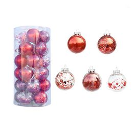 Party Decoration 60mm Christmas Xmas Tree Ball Bauble Hanging Home Ornament Decor Assorted Colour Balls Year 2023 Gift Noel