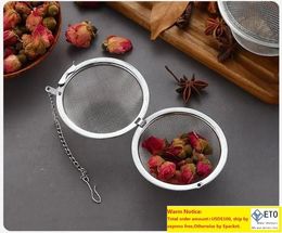 304 Stainless Steel Mesh Tea Balls 5cm Infuser Strainers Philtres Interval Diffuser For Kitchen